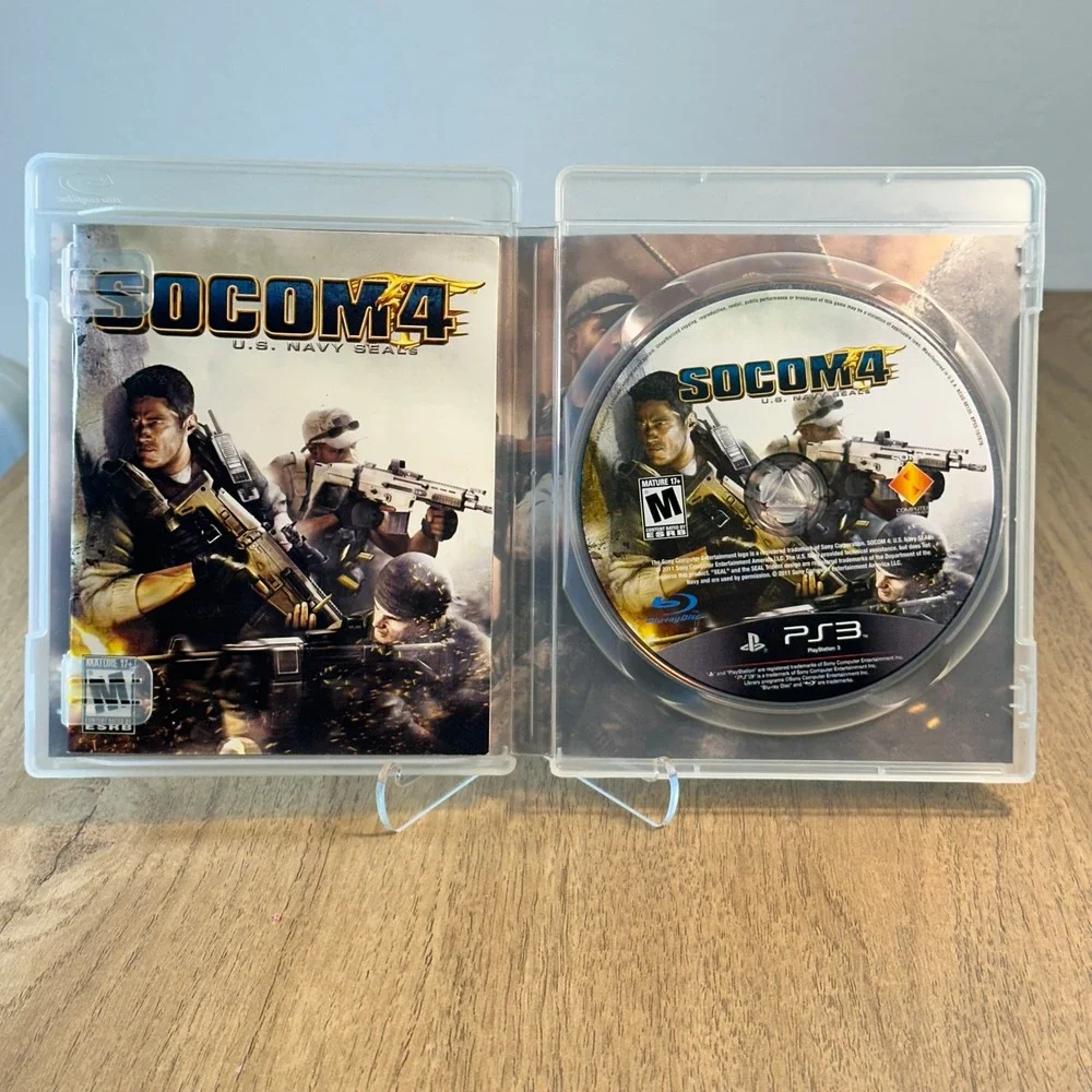 Sony SOCOM 4 U.S. Navy Seals PS3 TESTED Video Game Good Tactical PlayStation 3